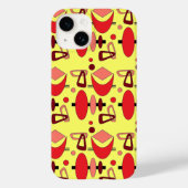 Retro-Crescent Totem-Formen Case-Mate iPhone Hülle (Rückseite)