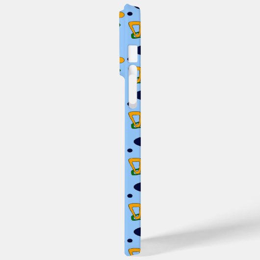 Retro-Crescent Totem-Formen Case-Mate iPhone Hülle (Rückseite / Links)