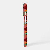 Retro-Crescent Totem-Formen iPhone 16 Hülle (Linke Seite)