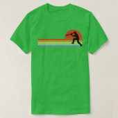 Retro Cricket Player T-Shirt (Design vorne)
