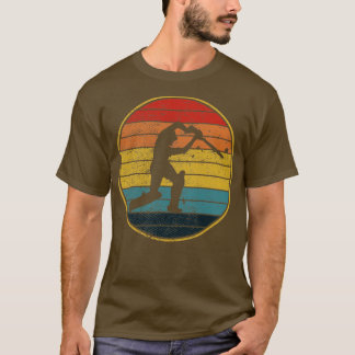 Retro Cricket Vintag Cricket Player T-Shirt