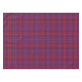 Retro-Crimson-lila Hahnentrittmuster kariertes Mus Tischdecke (Vorderseite (Horizontal))