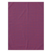 Retro-Crimson-lila Hahnentrittmuster kariertes Mus Tischdecke (Vorderseite)
