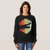 Retro Crocodile Sweatshirt (Vorne ganz)