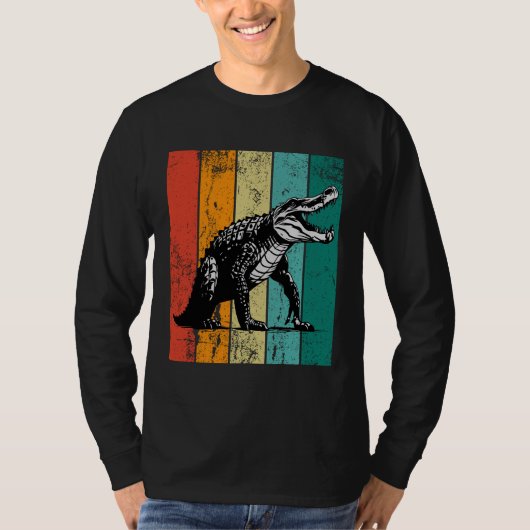 Retro Crocodile T-Shirt (Vorderseite)