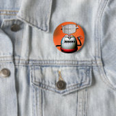 Retro Cropped Toy Robot 03 Schaltfläche Button (Beispiel)