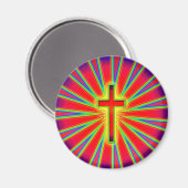 RETRO CROSS MAGNET (Vorderseite/Rückseite)
