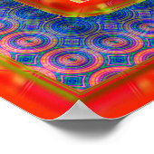 RETRO CROSS POSTER DRUCK (Ecke)