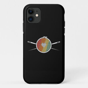 Retro Cross Stich Case-Mate iPhone Hülle