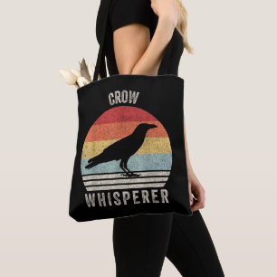 Retro Crow Whisperer Funny Birds Lover Crow Vintag Tasche