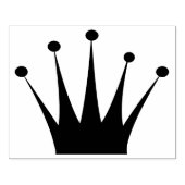 Retro Crown Silhouette Rubber Art Briefmarke Gummistempel (Prägung)