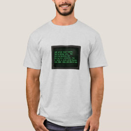 Retro-CRT-Monitor-Terminal "Install Humanity" Fehl T-Shirt