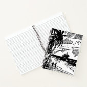 Retro Cruise Ship Spiral Notebook Notizblock (Innenseite)
