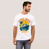 Retro Cruise Shirt Family Vacation 2025 (Vorne ganz)