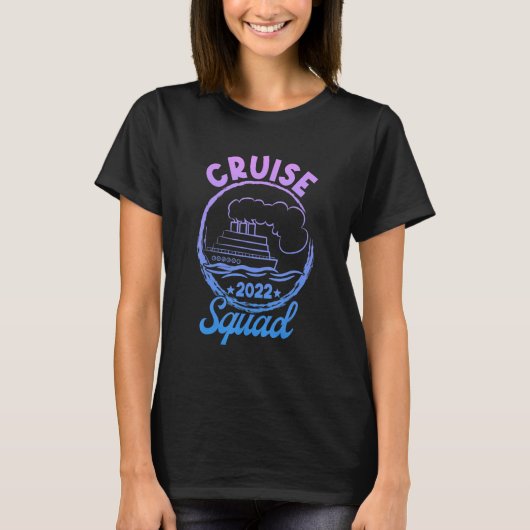 Retro Cruise Squad 2022 - passend für Familie und T-Shirt (Vorderseite)