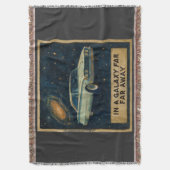 Retro Cruiser in Deep Space Decke (Vorderseite Vertikal)