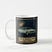 Retro Cruiser in Deep Space  Kaffeetasse (Links)