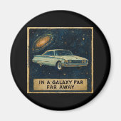 Retro Cruiser in Deep Space  Magnet (Vorne)