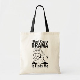 Retro Cry Woman Drama Tote Tasche