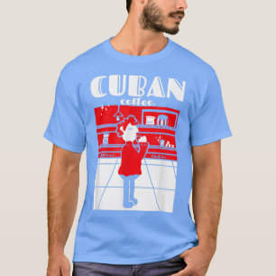 Retro Cuban Coffee Cafecito Espresso Lover Latte D T-Shirt