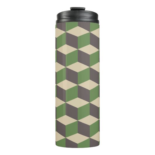 Retro Cubes Thermosbecher (Vorderseite)