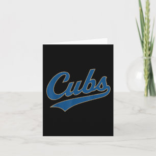 Retro Cubs Nickname Vintag für Damen Männer Junge Karte