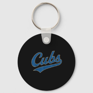 Retro Cubs Nickname Vintag für Damen Männer Junge Schlüsselanhänger