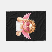 Retro Cud 67 Meme Bubblegum Funny Six Seven Valent Fleecedecke (Vorderseite (Horizontal))