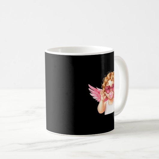 Retro Cud 67 Meme Bubblegum Funny Six Seven Valent Kaffeetasse (VorderseiteRechts)