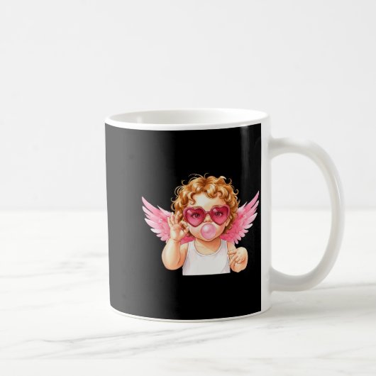 Retro Cud 67 Meme Bubblegum Funny Six Seven Valent Kaffeetasse (Rechts)