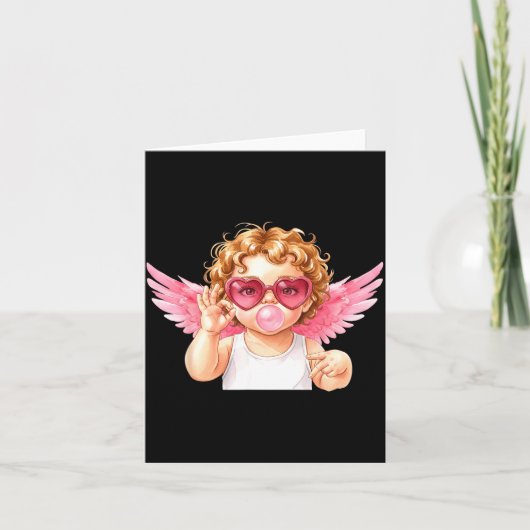 Retro Cud 67 Meme Bubblegum Funny Six Seven Valent Karte (Vorderseite)