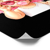 Retro Cud 67 Meme Bubblegum Funny Six Seven Valent Poster (Ecke)