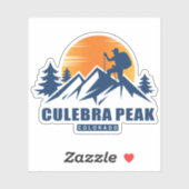 Retro Culebra Peak T - Shirt Aufkleber (Blatt)