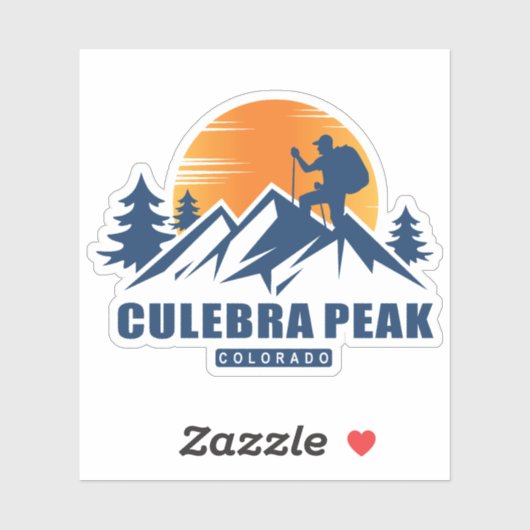 Retro Culebra Peak T - Shirt Aufkleber (Blatt)
