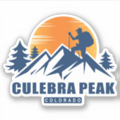 Retro Culebra Peak T - Shirt Aufkleber (Vorderseite)