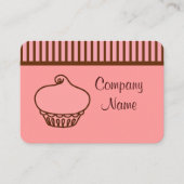 Retro Cupcake Business Cards Visitenkarte (Vorderseite)