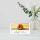 Retro Cupcake, Cake Maker, Cake Store Visitenkarte (Stehend Vorderseite)