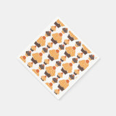 Retro Cupcake Serviette (Ecke)