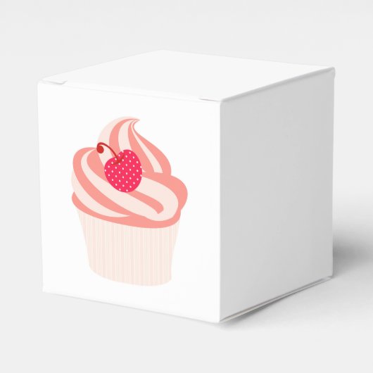 Retro Cupcakes Geschenkschachtel (Vorderseite)