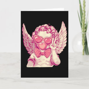 Retro Cupid Valentinstag Niedlicher Vintage Cupid  Karte