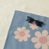 Retro Curves Groovy Floral Strandtuch (Beispiel)