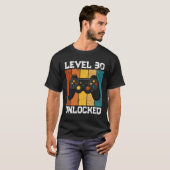 Retro Custom 30. Gaming Geburtstag T-Shirt (Vorne ganz)