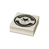 Retro Custom Fresh Egs Family Farm Rubber Briefmar Gummistempel (Stempel)