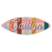 Retro CUSTOM Name Woven Roller Stripes Football (Panel)