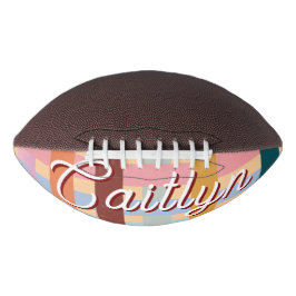 Retro CUSTOM Name Woven Roller Stripes Football