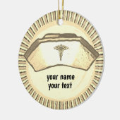 Retro Custom Nurse Cap Ornament (Links)