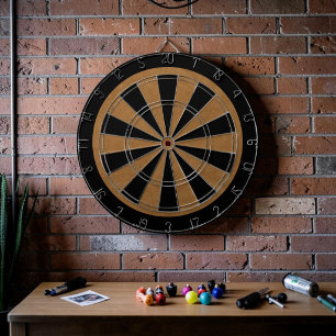 Retro-Custom-Suede Dartscheibe