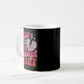 Retro Cute Groovy I Can Do It Quote Disco Heart -  Kaffeetasse (Vorderseite Links)