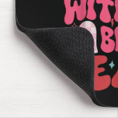 Retro Cute Groovy I Can Do It Quote Disco Heart -  Mousepad (Ecke)