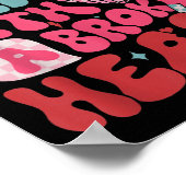 Retro Cute Groovy I Can Do It Quote Disco Heart - Poster (Ecke)